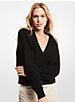 Ribbed Wool Blend Cropped Cardigan image number 0