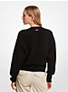 Ribbed Wool Blend Cropped Cardigan image number 1