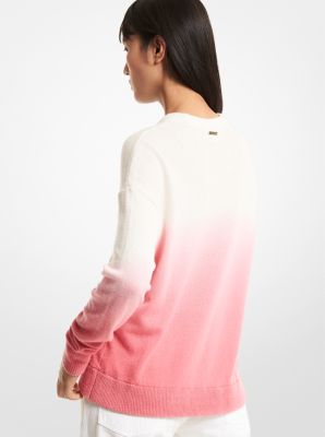 Pullover in cashmere dip dye effetto sfumato image number 1