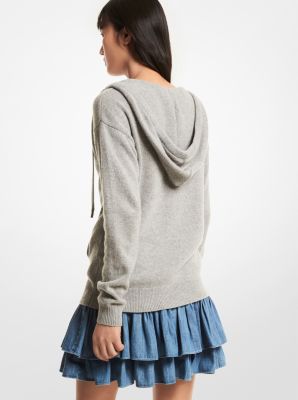Merino Wool Blend Hoodie