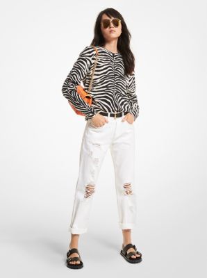 Zebra Cashmere Sweater