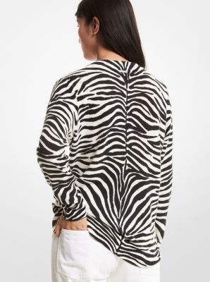 Zebra Cashmere Sweater