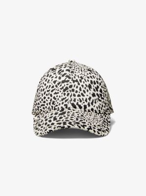 Zebra Print Organic Stretch Cotton Baseball Hat