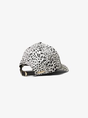 Zebra Print Organic Stretch Cotton Baseball Hat