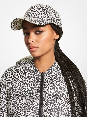 Casquette en coton biologique extensible &agrave; imprim&eacute; z&egrave;bre