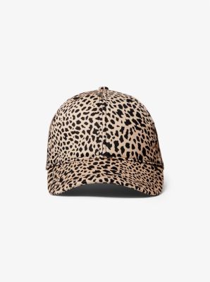 Animal Print Organic Stretch Cotton Baseball Hat | Michael Kors