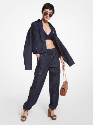 Oversized Denim Anorak image number 0