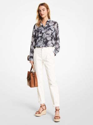 Palm Georgette Shirt image number 0