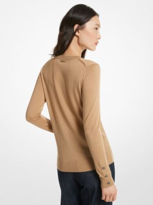 Pull en laine mérinos mélangée