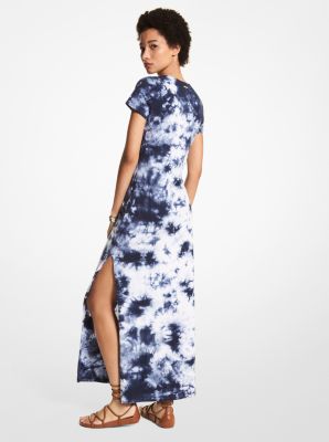 Michael kors tie store dye maxi dress