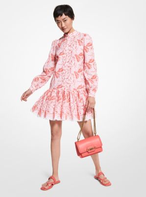 Michael kors 2025 coral mosaic dress