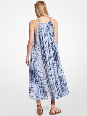 Michael kors tie store dye maxi dress