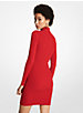 Ribbed Stretch Viscose Cutout Dress image number 1