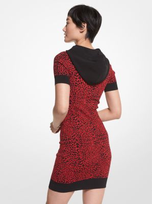 Michael kors store leopard hoodie dress