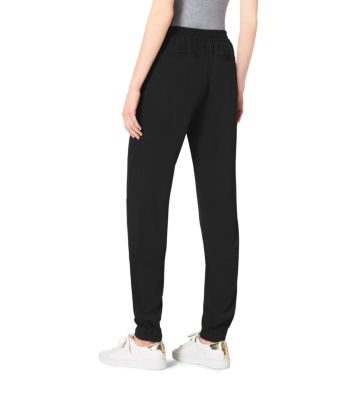 Crepe Track Pants