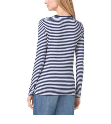Striped Jersey Top image number 1