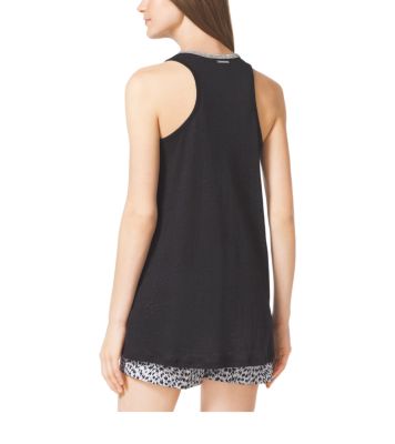 Studded Scoop-Neck Tank