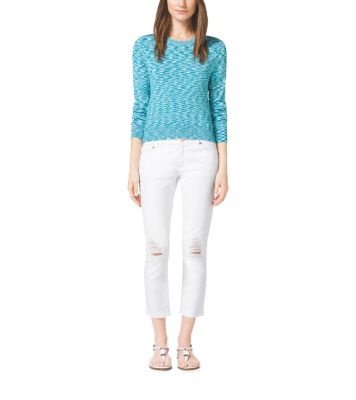 Cropped Space-Dyed Top