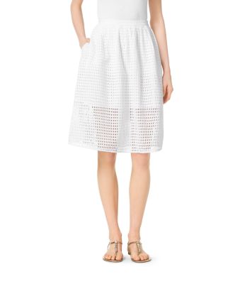 Eyelet Skirt | Michael Kors