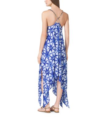 TieDye Crepe Dress Michael Kors