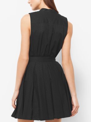 Laser-Cut Cotton-Poplin Top