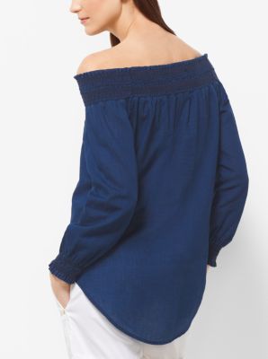 Michael kors off the shoulder clearance top