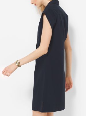 Cotton-Poplin Shirtdress