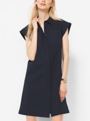 Cotton-Poplin Shirtdress