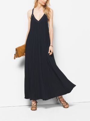 Michael kors cheap pleated dress