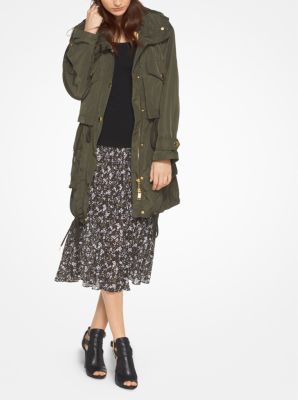 michael kors olive parka