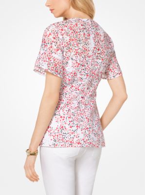 Michael kors eyelet top new arrivals