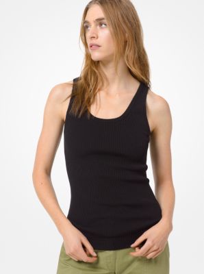 Ribbed Viscose Tank Top