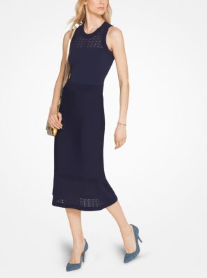 Pointelle Stretch-Viscose Dress image number 0