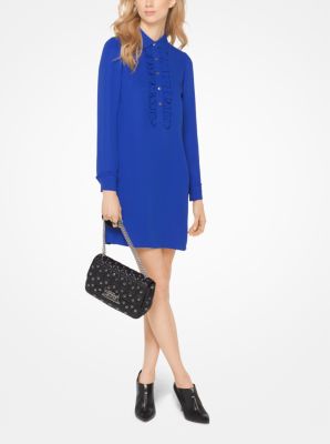 michael kors georgette shirtdress