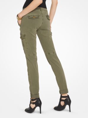 Michael kors jeans on sale womens olive