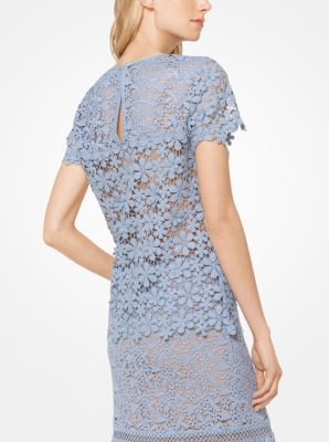 Mixed Floral Lace Top Michael Kors