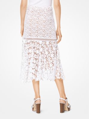 Mixed Floral Lace Skirt | Michael Kors [US]