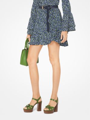 Michael kors cheap floral skirt