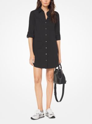Cotton-Poplin Shirtdress