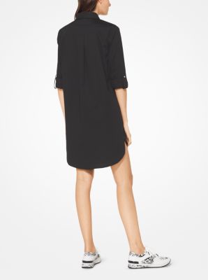 Cotton-Poplin Shirtdress