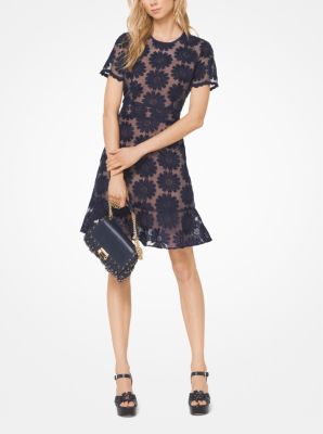 Michael kors shop floral embroidered dress