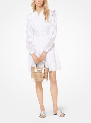 Michael kors white shirt on sale dress