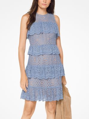 Tiered Corded Lace Dress