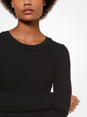 Textured Merino Wool Dress