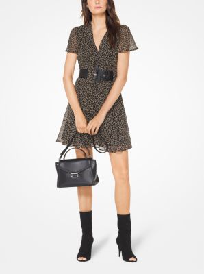 michael kors tie neck dress