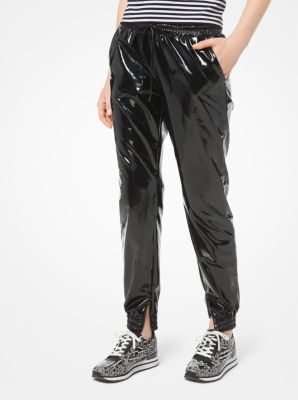 Michael kors 2024 leather joggers