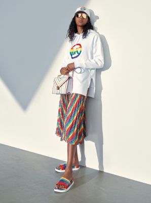 Michael kors best sale rainbow t shirt