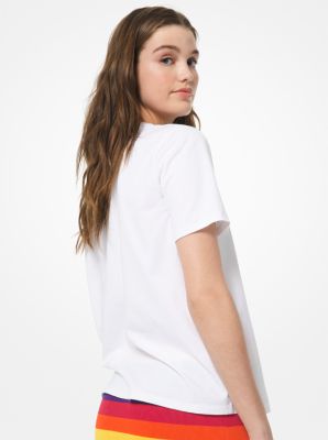 MKGO Rainbow Pride Cotton T-Shirt | Michael Kors [US]