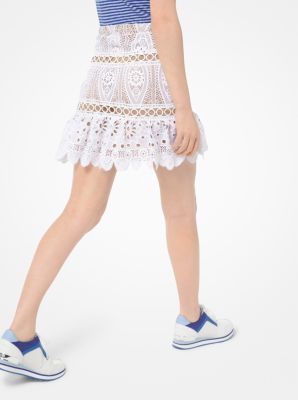 michael kors white skirt