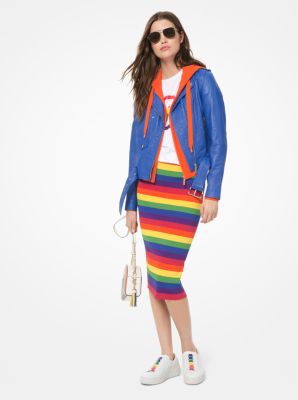 michael kors rainbow skirt